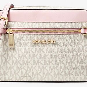 Michael Kors Jet Set Large Logo Crossbody Bag